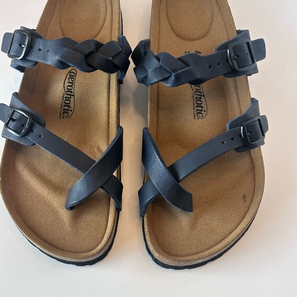 Comfortable Blue Sandals - Picture 4 of 16